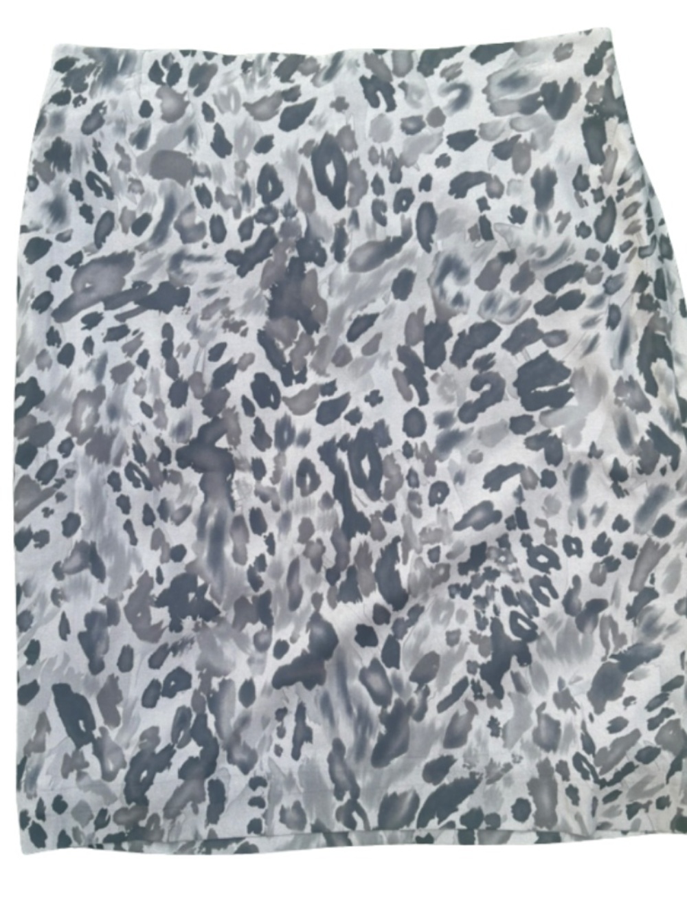 Ann Taylor, Leopard Print, Silk Pencil Skirt (6)